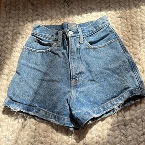 abercrombie jean shorts